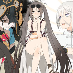 This is a pixiv picture whose title is 夏イベ絵.