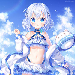 This is a pixiv picture whose title is 🌊.