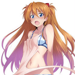 This is a pixiv picture whose title is エプロン姿のアスカ.