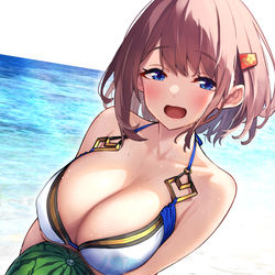 This is a pixiv picture whose title is 「おっきなすいかだね！」.