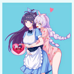 This is a pixiv picture whose title is 【琪芽】之前的七夕贺图.