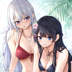 This is a pixiv picture whose title is 水着kemt.