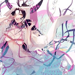 This is a pixiv picture whose title is 夢のように？.