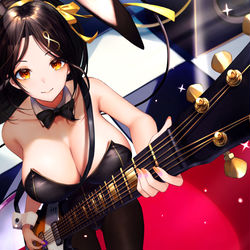 This is a pixiv picture whose title is 【歌ってみた】God knows.../白雪巴.