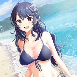 This is a pixiv picture whose title is 「ほらほら、こっち来て♪」.