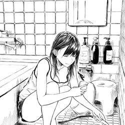 This is a pixiv picture whose title is お風呂掃除.