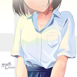 This is a pixiv picture whose title is 青春スカート.