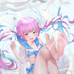 This is a pixiv picture whose title is 湊あくあ.