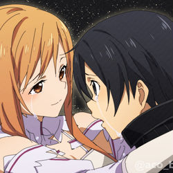 This is a pixiv picture whose title is 「…アスナ…アスナ……アスナ！」.