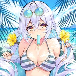 This is a pixiv picture whose title is 水着ラプアさん.