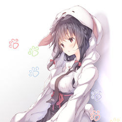 This is a pixiv picture whose title is もふ.