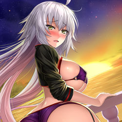 This is a pixiv picture whose title is ジャンヌオルタ　夕陽ver.