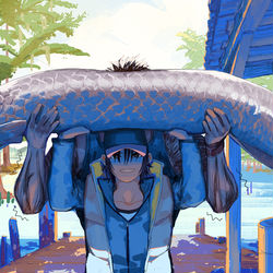 This is a pixiv picture whose title is FF15の絵.