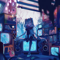 This is a pixiv picture whose title is 夢.