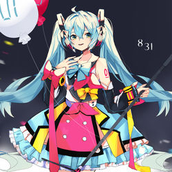 This is a pixiv picture whose title is 8/31.