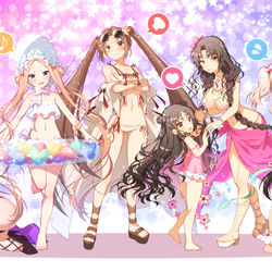 This is a pixiv picture whose title is 2020水着鯖まとめ.