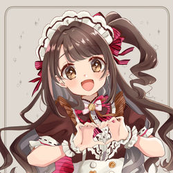 This is a pixiv picture whose title is メイド卯月ちゃん！.