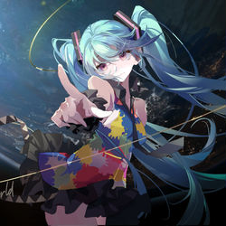 This is a pixiv picture whose title is Tell Your World.