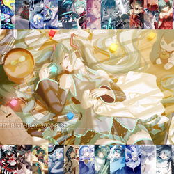 This is a pixiv picture whose title is 13th Anniversary.