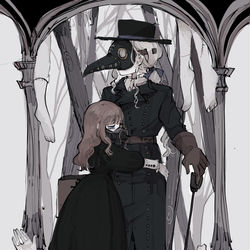 This is a pixiv picture whose title is メメント・モリ.