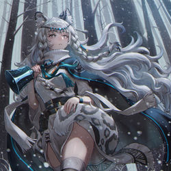 This is a pixiv picture whose title is 吹雪.