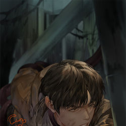 This is a pixiv picture whose title is 중계 오사.