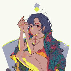 This is a pixiv picture whose title is 🌴🌴🌴.