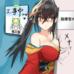 This is a pixiv picture whose title is 聞き耳を立てながらピッキング行為をする大鳳.