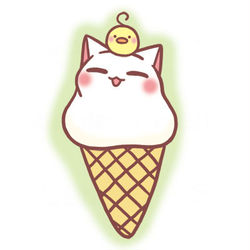 This is a pixiv picture whose title is ソフトクリーム.