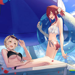 This is a pixiv picture whose title is ちぇりーぺぇサマー.