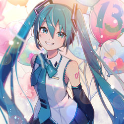 This is a pixiv picture whose title is 13周年.