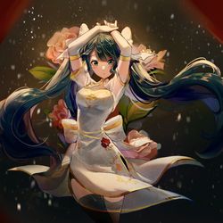 This is a pixiv picture whose title is miku 13th.