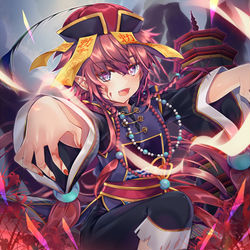 This is a pixiv picture whose title is キョンシーちゃん.