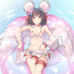 This is a pixiv picture whose title is ビカラon浮輪.