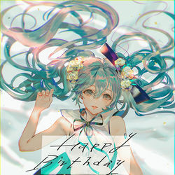 This is a pixiv picture whose title is HBD.
