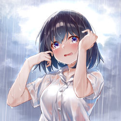 This is a pixiv picture whose title is Blue Tears.