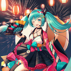 This is a pixiv picture whose title is マジカルミライ.