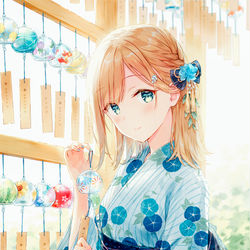 This is a pixiv picture whose title is 🎐🎐🎐.