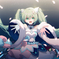 This is a pixiv picture whose title is ミク.