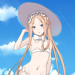 This is a pixiv picture whose title is 水着アビー.