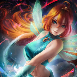 This is a pixiv picture whose title is ブルーム / Bloom.