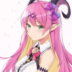 This is a pixiv picture whose title is 魔乃アロエ，さよなら.