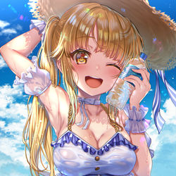 This is a pixiv picture whose title is 夏こころ.