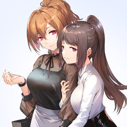 This is a pixiv picture whose title is 「ね...お姉さん...このバッグが欲しいよ~」.