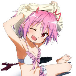 This is a pixiv picture whose title is 水着まどか.
