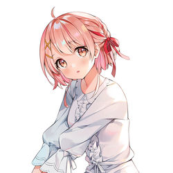 This is a pixiv picture whose title is 鹿乃.