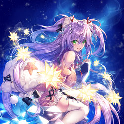 This is a pixiv picture whose title is 「開け、奏楽の門」.