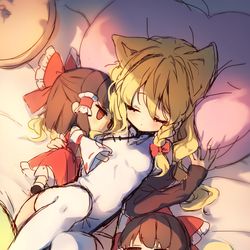 This is a pixiv picture whose title is 猫魔理沙ちゃん.