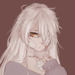 This is a pixiv picture whose title is eye bandage time.