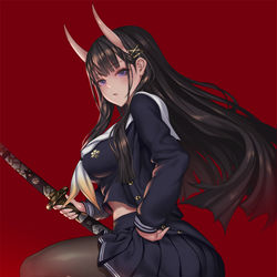 This is a pixiv picture whose title is 能代(アズールレーン).